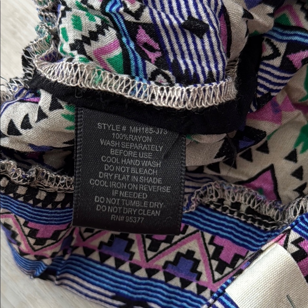 Lola Rae Printed Shorts with Drawstring - Picture 4 of 4